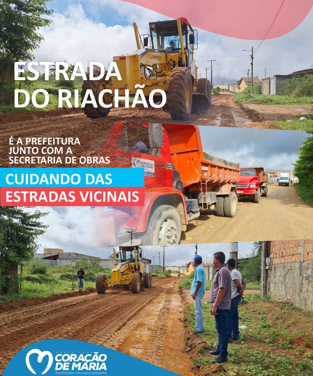 Recuperação das Estradas Vicinais do Riachão.