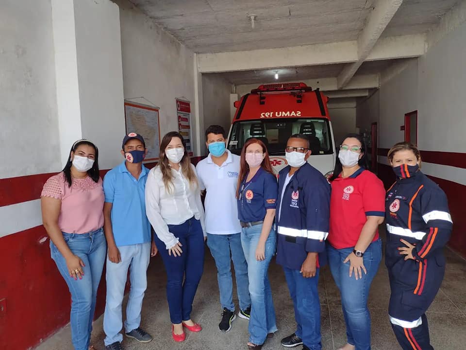 Visita da Dra. Maisa ao SAMU 192 Coração de Maria.